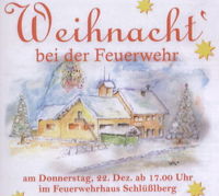 Weihnacht bei der Feuerwehr@FF Schlüßlberg