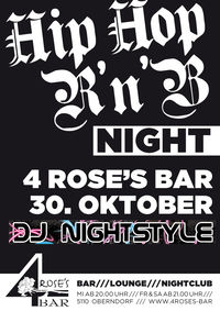Hip Hop & R'n'B - Night @4roses Bar Oberndorf