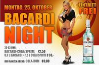 Bacardi Night@Discothek Evebar