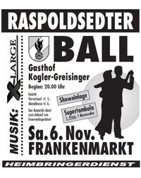 Raspoldsedter Ball@Gh. Greisinger - Kogler