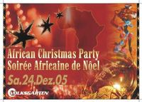 African Christmas Party@Volksgarten Clubdisco