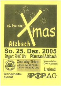 X-Mas 2005@Pfarrsaal