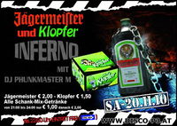 Jägermeister und Klopfer Inferno@Disco P3