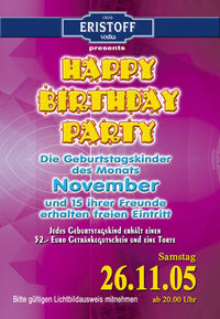 Happy Birthday Party@Halle B