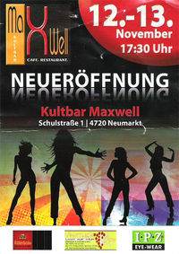 Neueröffnung Kultbar Maxwell@Kultbar Maxwell