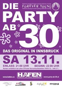 Forever Young - Die Party ab 30@Hafen