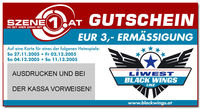 Liwest Black Wings Vs. Graz99ers - 2:0@Donaupark Eishalle