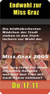 Endwahl Miss Graz 2005@Fledermaus Graz