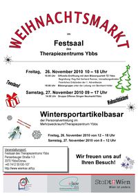 Weihnachtsmarkt@Therapiezentrum Ybbs