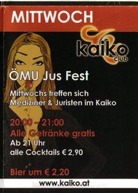 ÖMU Jus Fest@Kaiko Club