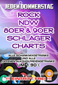 Rock, NDW & 90er Schlager Charts@Kino-Stadl