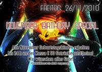 November Birthday Special@Fledermaus Graz