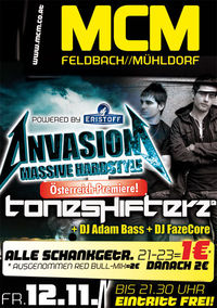 Toneshifterz live, Invasion Massive Hardstyle @MCM  Feldbach