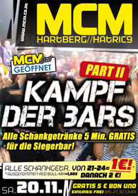 Kampf der Bars, Part II@MCM Hartberg