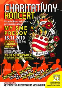 Charitatívny koncert: My sme Prešov@Tatran Handball Aréna