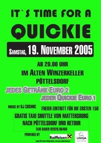 It´s time for a Quickie@Alter Winzerkeller