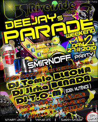 Deejay's Parade Weekend@Riverside Club