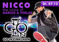 Nicco the voice of Darius & Finlay live@Go-In