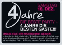 4 Jahre Party - 4 Jahre die besten Gäste@Fullhouse