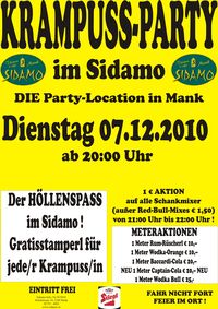 Krampuss-Party im Sidamo@Cafe Sidamo Mank