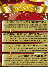 Blue Monday X-Mas Edition@Empire