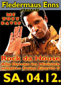 Rock da House mit MC Tony Davis