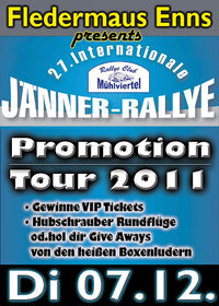 Sonderöffnungstag ! - Jänner Rallye Promo Tour 2011@Fledermaus Enns