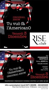 Tu vuoi fà l' AmericanO@Rise Club