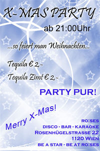 X-MAS Party@club ro:ses disco - bar - karaoke