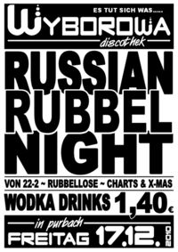 Russian Rubbel Night@Wyborowa