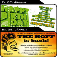 The Hoff is Back!@Bienenstich