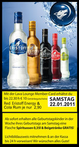 Birthday Samstag @ Lava Lounge@Lava Lounge Linz