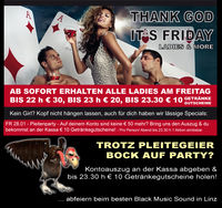 Ladies & more - Pleitenparty@Lava Lounge Linz