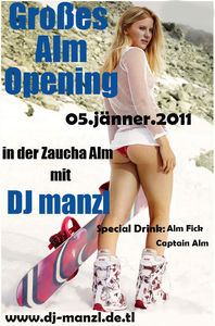 Großes Alm opening mit DJ manzl@Zaucha Alm