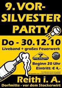 9. Vorsilvesterparty@