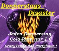 Donnerstags Disaster Cola- Rum nur 1 €@Tenne