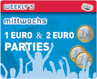 1 €uro & 2 €uro Party@Crazy