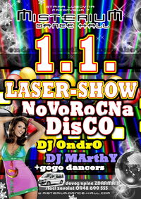 Novoro
ná Laser-show Disco