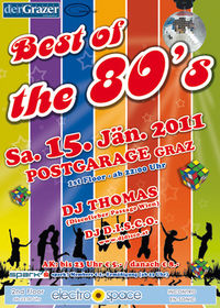 Best of the 80s + electro_space@Postgarage