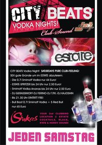 City Beats Vodka Nights@Club Estate