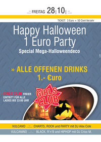 Halloween 1 Euro Party@Vulcano