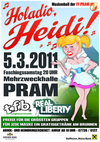 Maskenball der FF-Pram@Mehrzweckhalle Pram