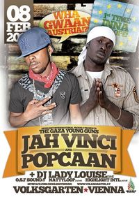 Jah Vinci & Popcaan (JAM)@Volksgarten Clubdisco