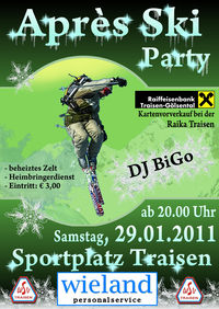 Apres Ski Party@Sportplatz Traisen