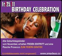 Birthday Celebration@Amadeus Dancefactory