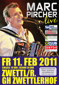 Marc Pircher Abend 2011 - Live@GH Zwettlerhof