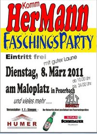 KommHerMann Faschingsparty@Maloplatz