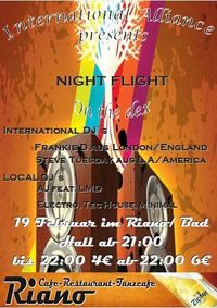 International alliance pres. Night Flight@Riano