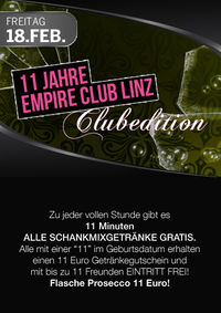 11 Jahre Empire Club Linz Clubedition