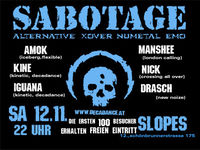 Sabotage am 12.11@Slopes